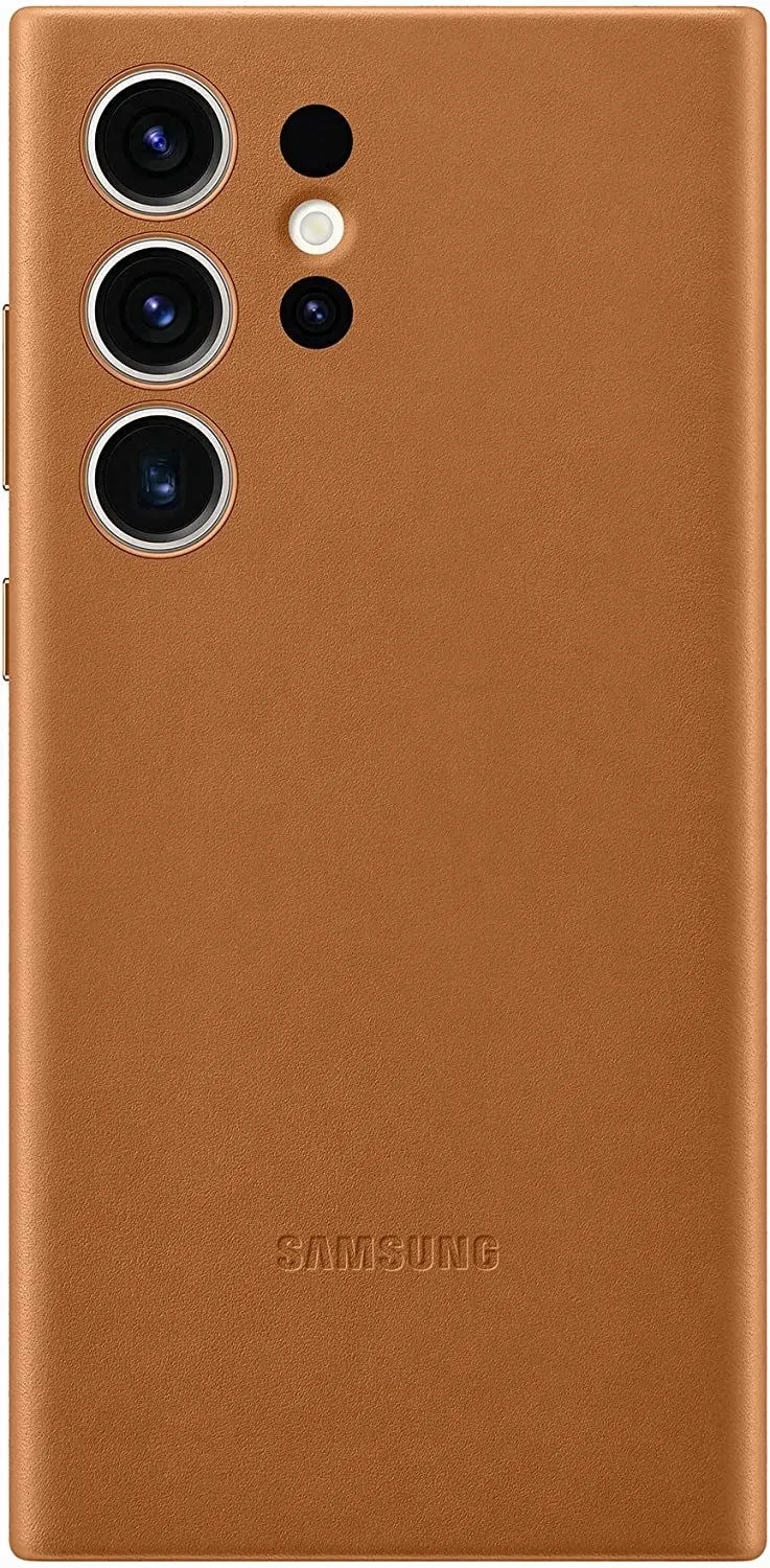 Samsung Galaxy S23 Ultra Leather Case Camel - EF-VS918LAEGWW