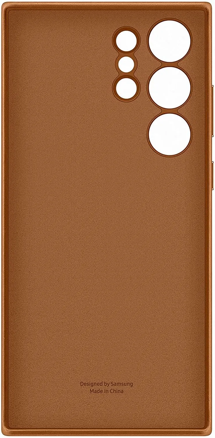 Samsung Galaxy S23 Ultra Leather Case Camel - EF-VS918LAEGWW