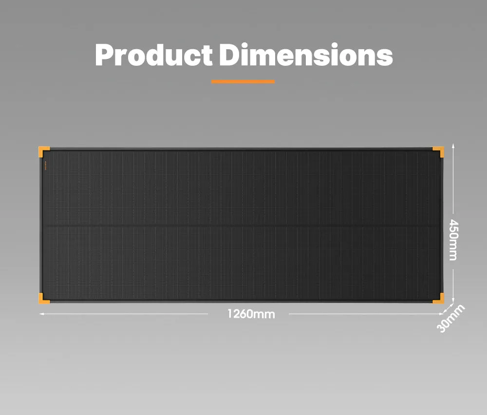 San Hima 120W Solar Panel Kit Mono Shingled Fixed Power Camping Battery Charging