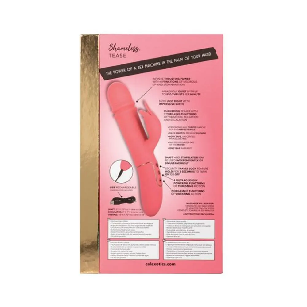 Shameless Tease Pink Rabbit Style Vibrator