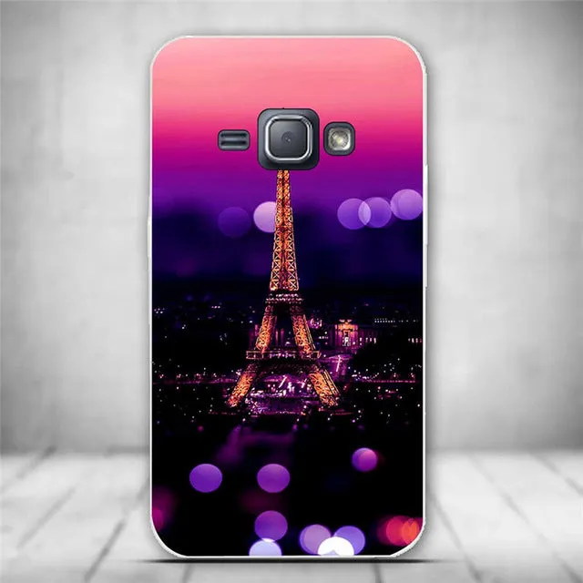 Silicon Case For Samsung Galaxy J1(6) J120 J120F J1 2016 SM-J120F Printed Soft TPU Back Cover for Samsung Galaxy J1 (2016) J120F