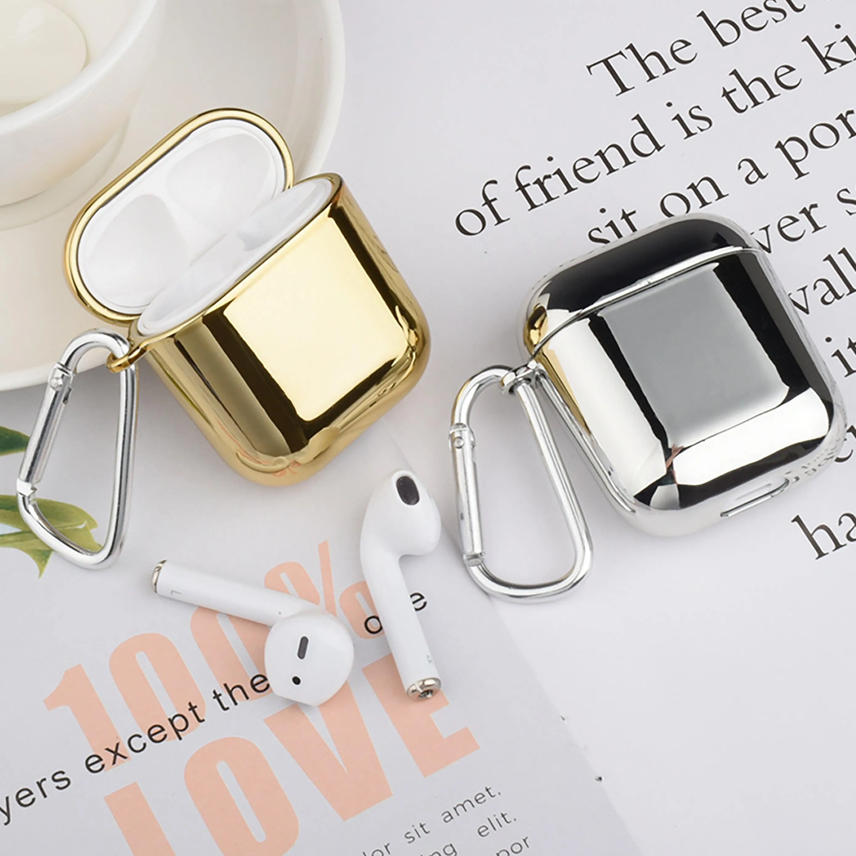 Silicone AirPods 3 Plated TPU Metallic Case