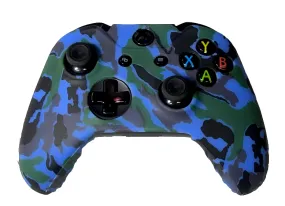 Silicone Cover For XBOX ONE Controller Skin Case Blue Camo