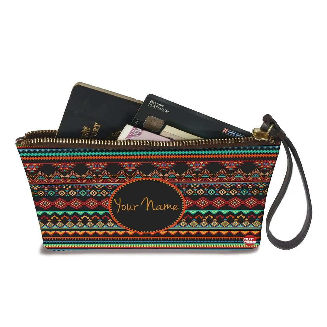 Small Hand Pouch - Ethnic Pattern