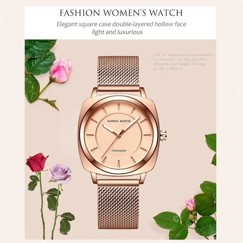 Square Frame Women's Watch