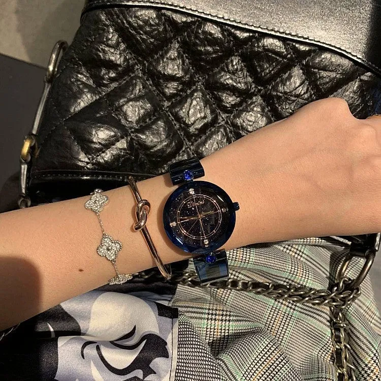 Starry Pattern Dial Bracelet Women's Watch