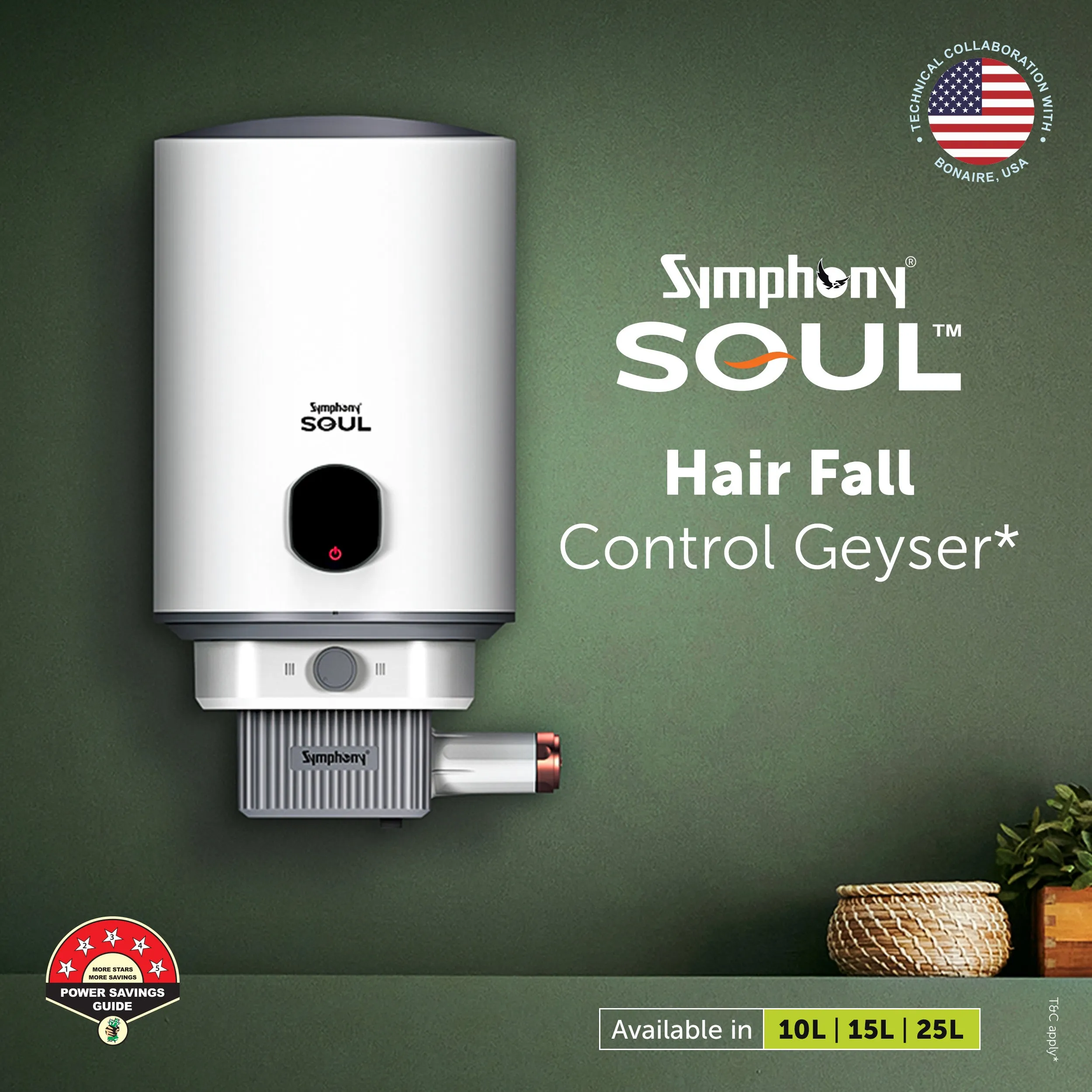 Symphony Soul Hair Fall Control Geyser