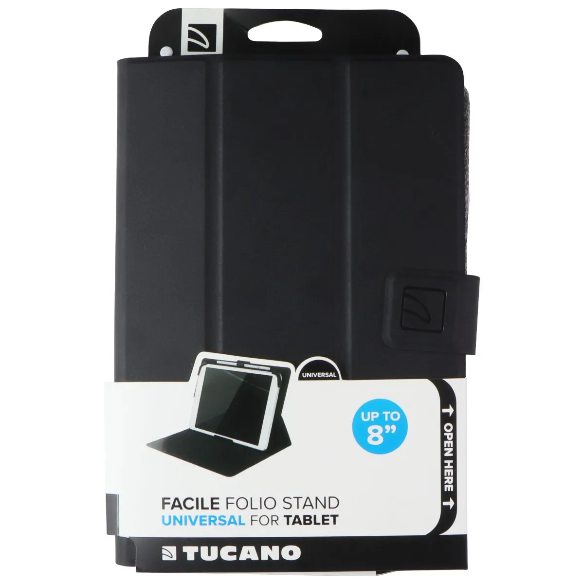 Tucano Universal Case for Folio Tablet with Stand Function - Black