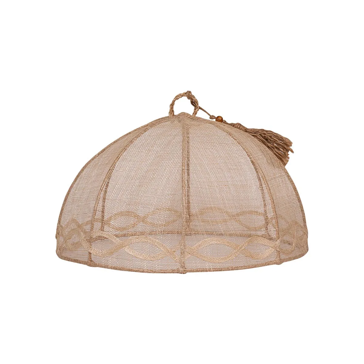 Tuileries Garden Mesh Round Food Cover Set/2pc - Natural