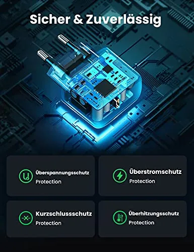 UGREEN 25 W USB-C fast charger with 2M USB-C charging cable