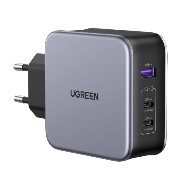 UGREEN Nexode 140W USB C GaN Charger-3 Ports Wall Charger