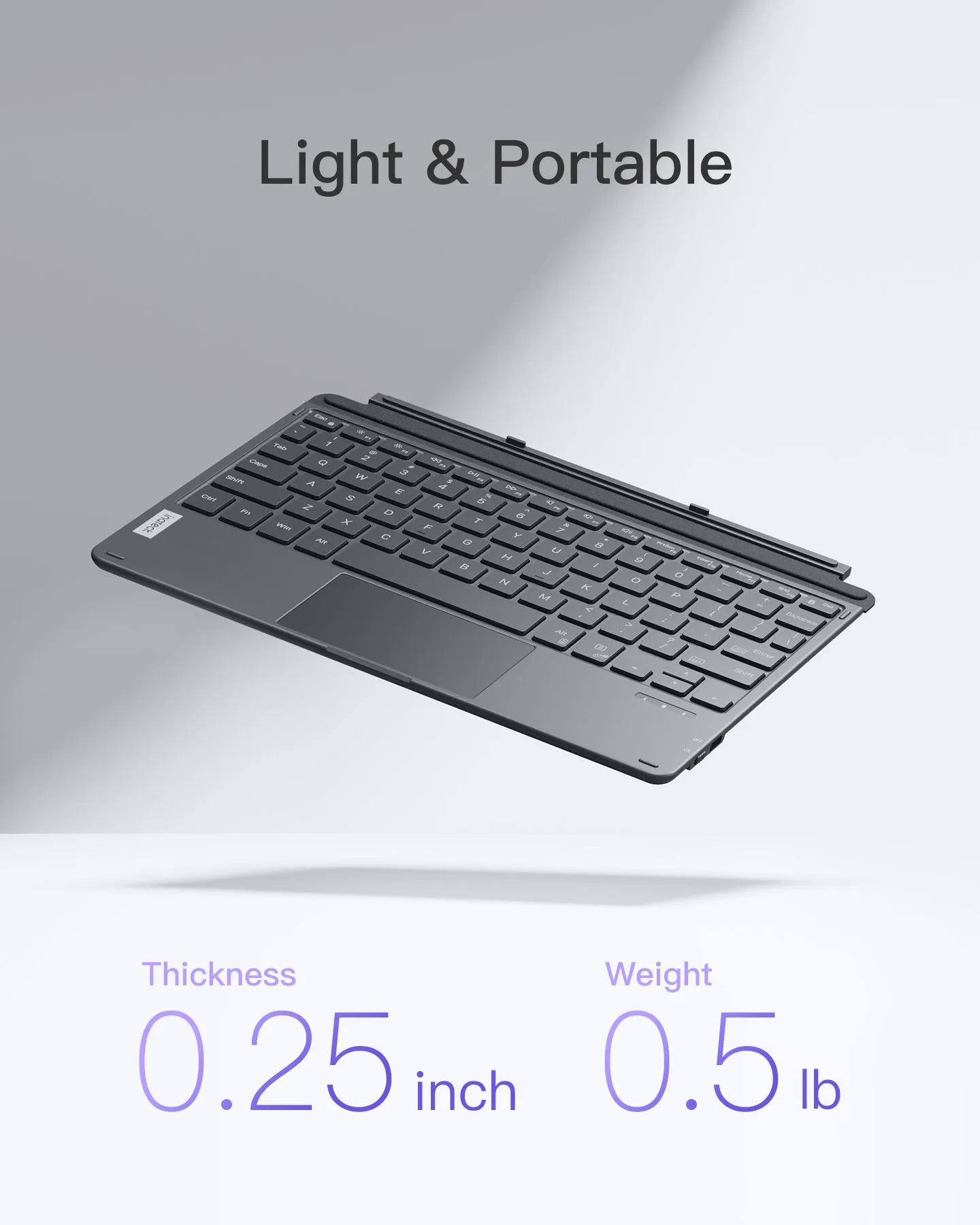 Ultra-Slim AI Keyboard, For Surface Go 4 (2023), Surface Go 3/2/1 ,KB02028