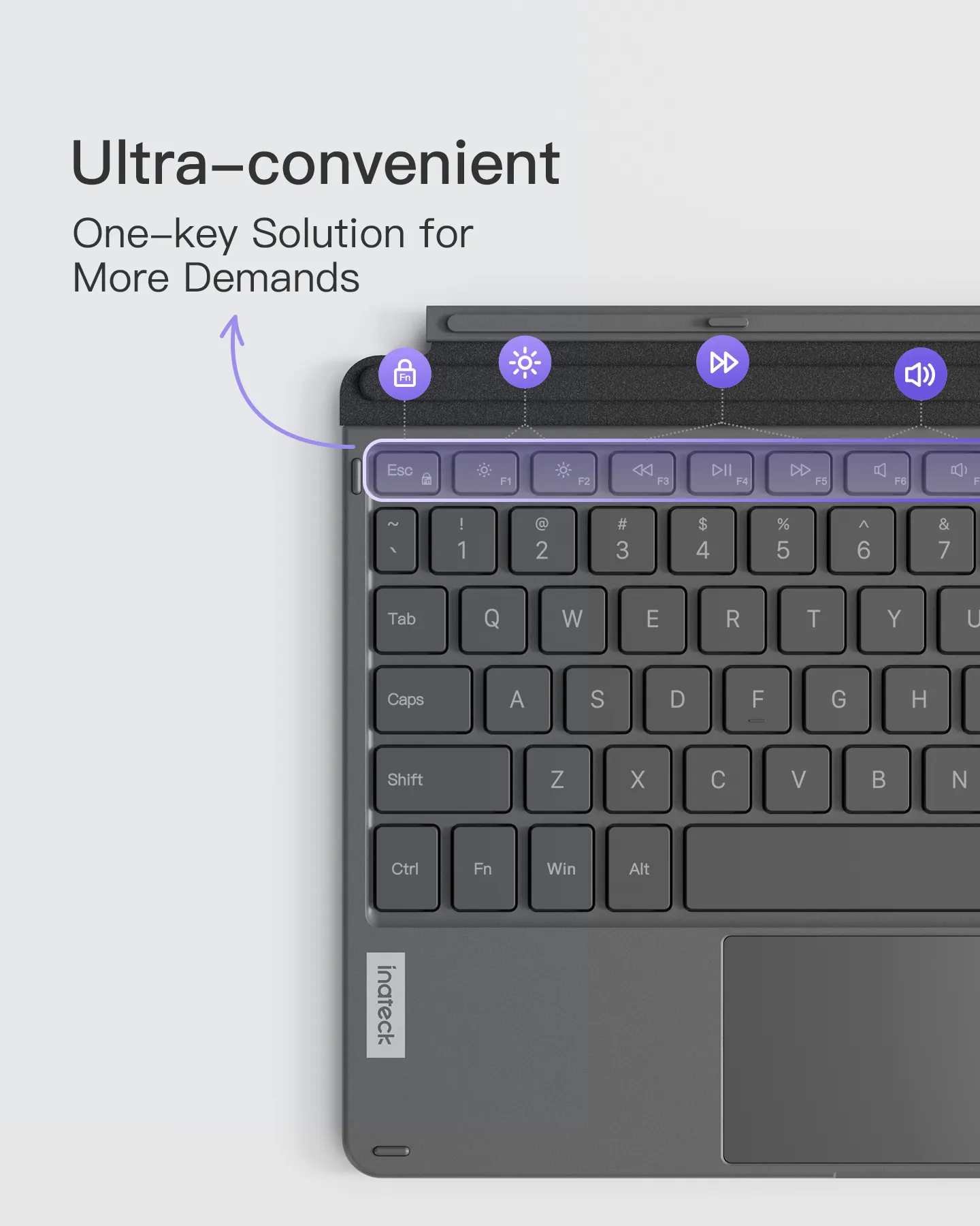 Ultra-Slim AI Keyboard, For Surface Go 4 (2023), Surface Go 3/2/1 ,KB02028