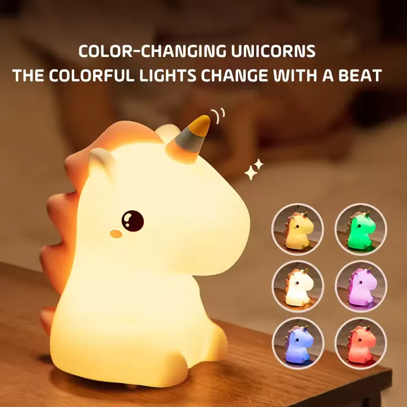 Unicorn Silicone Night Light