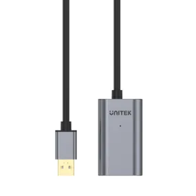 Unitek Y-274 USB2.0 USB-A Male to USB-A Female Active Extension Cable 20m