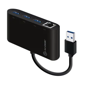 USB 3.0 SuperSpeed 3 Port Hub   Gigabit Ethernet Adapter