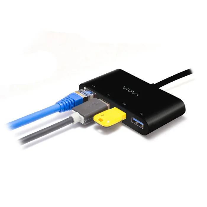 USB 3.0 SuperSpeed 3 Port Hub   Gigabit Ethernet Adapter