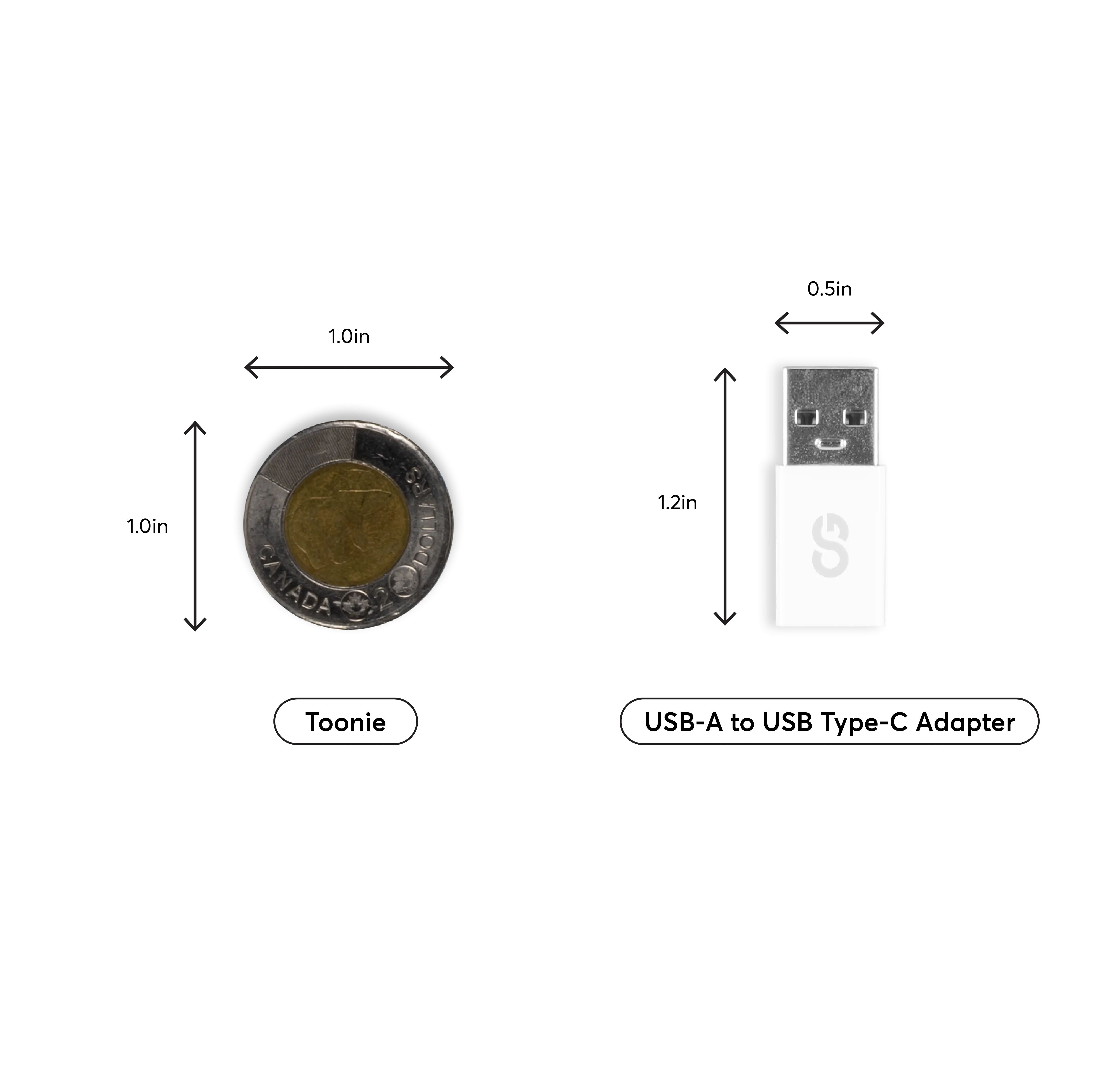 USB-A to USB Type-C Adapter