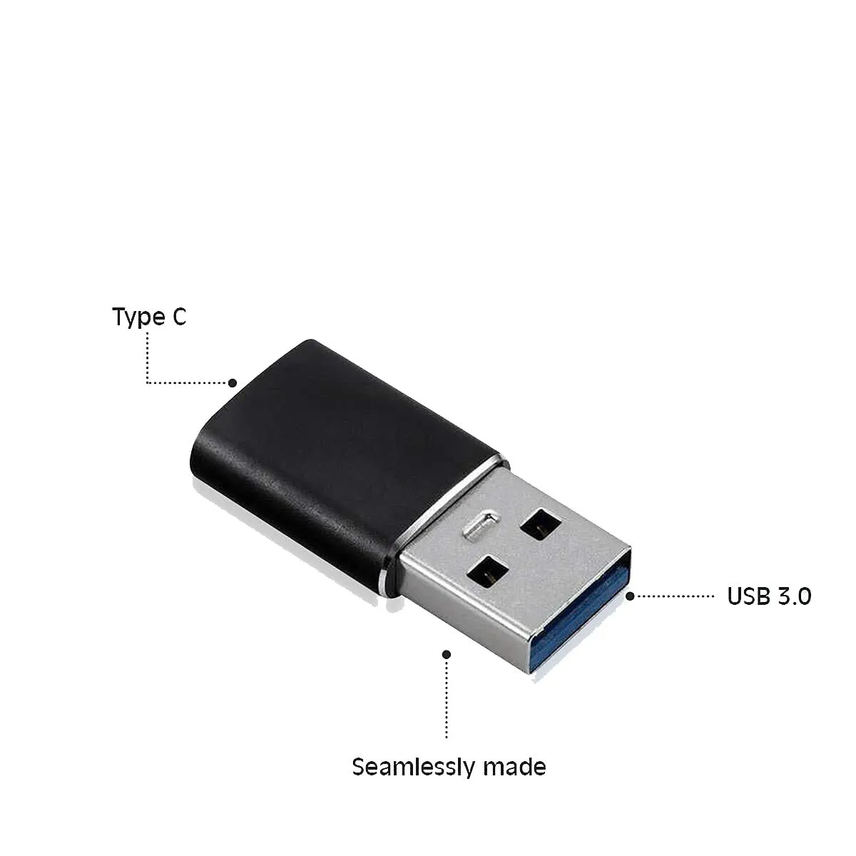 USB-C to USB-A (3.0) Adapter: Seamless Connectivity for Your USB-C Devices - iPhone 15 Compatible