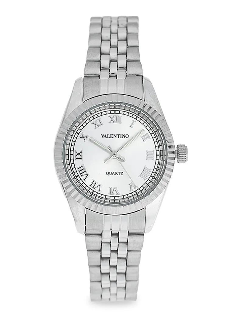 Valentino 20122405-SILVER DIAL Stainless Steel Strap Analog Watch for Women