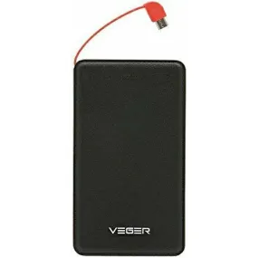 Veger 15000mAh Safe/Efficient/Fashion Power Bank for Smart Phones - V58 ( Black)