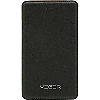 Veger 15000mAh Safe/Efficient/Fashion Power Bank for Smart Phones - V58 ( Black)