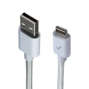 Verizon USB-C to USB-A (10-Foot) Braided Charging Cable - White