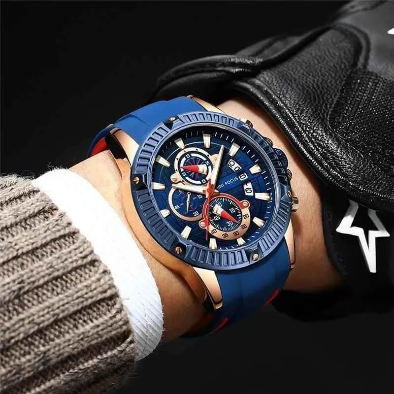 Waterproof Silicone Sport Men's Simple Cheap Watches Military Wristwatch