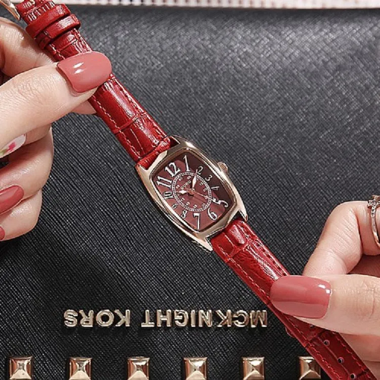 Wine Barrel-shaped Retro Women's Watch