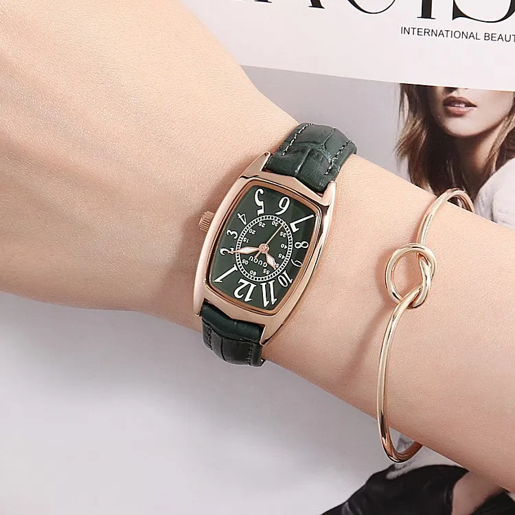 Wine Barrel-shaped Retro Women's Watch