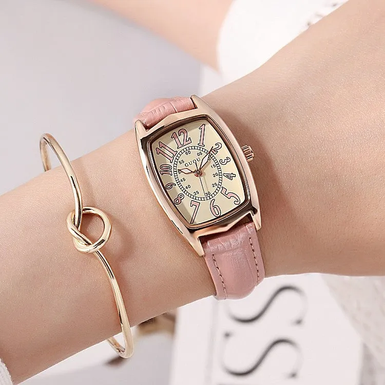 Wine Barrel-shaped Retro Women's Watch