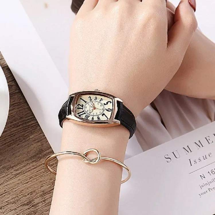 Wine Barrel-shaped Retro Women's Watch