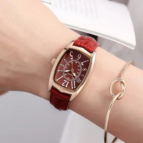 Wine Barrel-shaped Retro Women's Watch