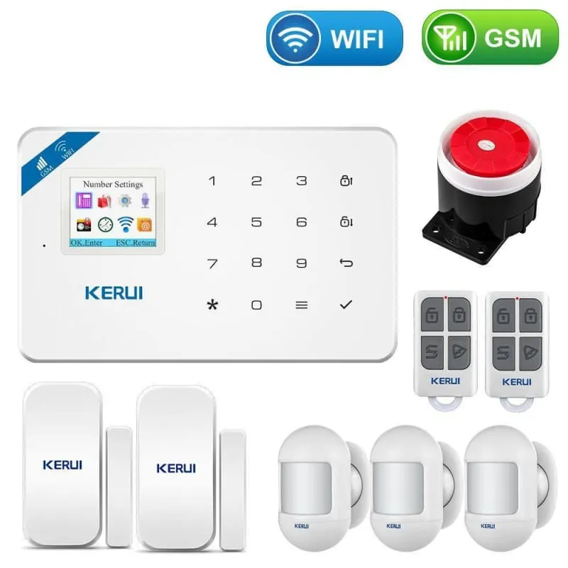 Wireless Motion Detector Burglar Alarm System