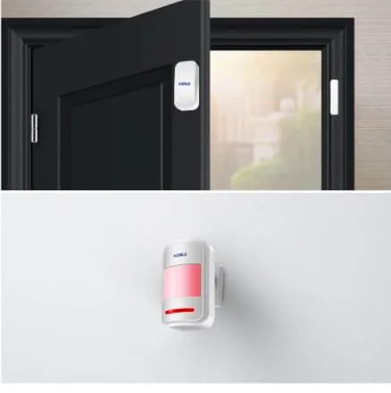 Wireless Motion Detector Burglar Alarm System