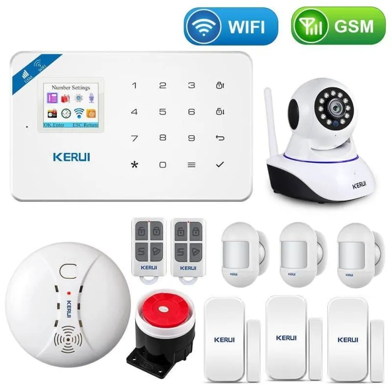 Wireless Motion Detector Burglar Alarm System