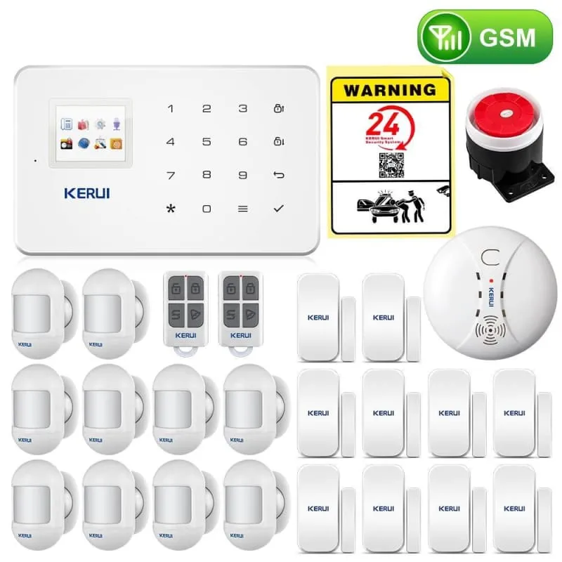 Wireless Motion Detector Burglar Alarm System