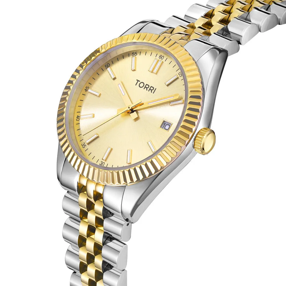 Women Gold 34mm Watch