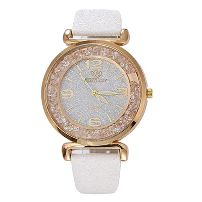 Women Watches Crystal Rhinestone Stainless Steel Quartz