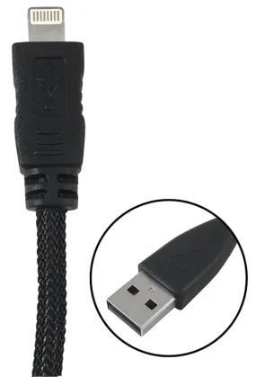 Zenith PM1006U8BB Lightning Cable, USB, Black, 6 ft L :CD: QUANTITY: 1